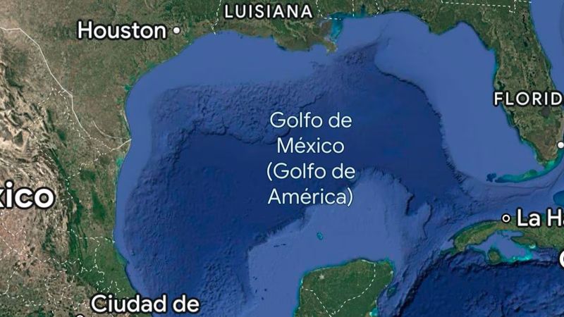 México demandaría a Google por polémica del golfo de América