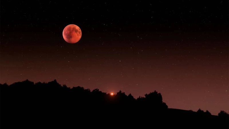 Los horarios del eclipse "Luna de Sangre" en Venezuela