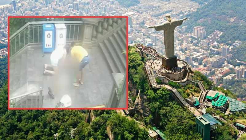Turista murió mientras subía escaleras del Cristo Redentor en Brasil: No tuvo asistencia médica +VIDEO