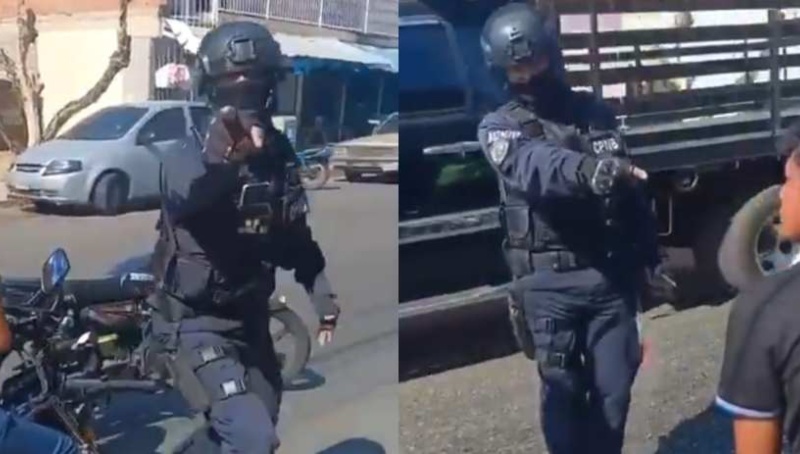 Investigarán a policía que le dio cachetada a un motorizado en Nueva Esparta