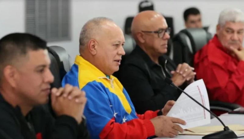 Diosdado Cabello presentó los candidatos a las elecciones de la AN