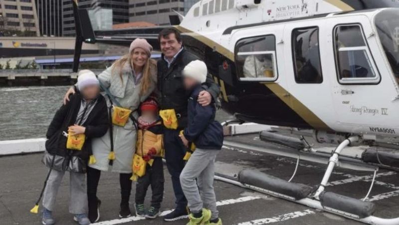 Trágico accidente: Empresario español, su esposa e hijos murieron al estrellarse helicóptero en Nueva York