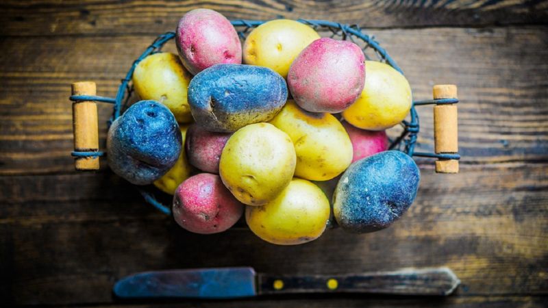 EEUU: Tiñen papas y cebollas para la Pascua por crisis de los huevos