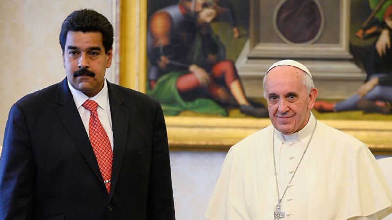 Maduro declara tres días de luto por muerte del papa Francisco