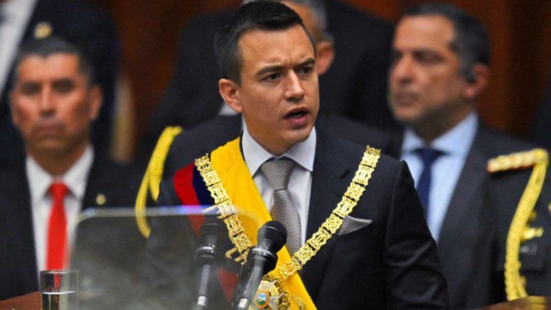 Daniel Noboa es reelecto presidente de Ecuador