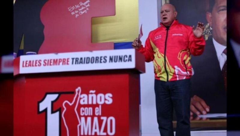 Diosdado Cabello acusó a María Corina de planear un atentado en Caracas +VIDEO