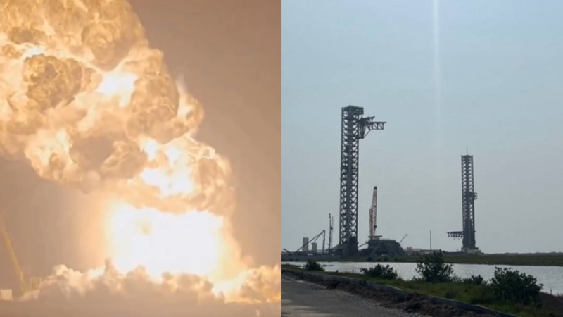 El impactante video de la explosión de un cohete de SpaceX