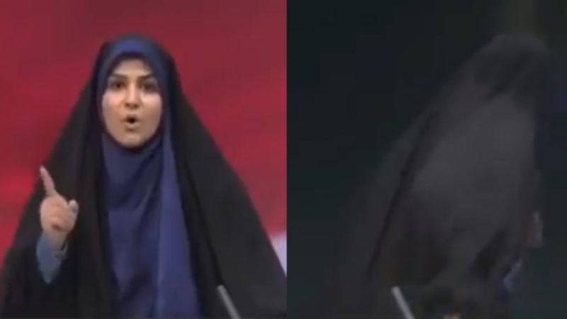 VIDEO VIRAL: El momento en que Israel atacó sede de televisión en Irán durante transmisión en vivo