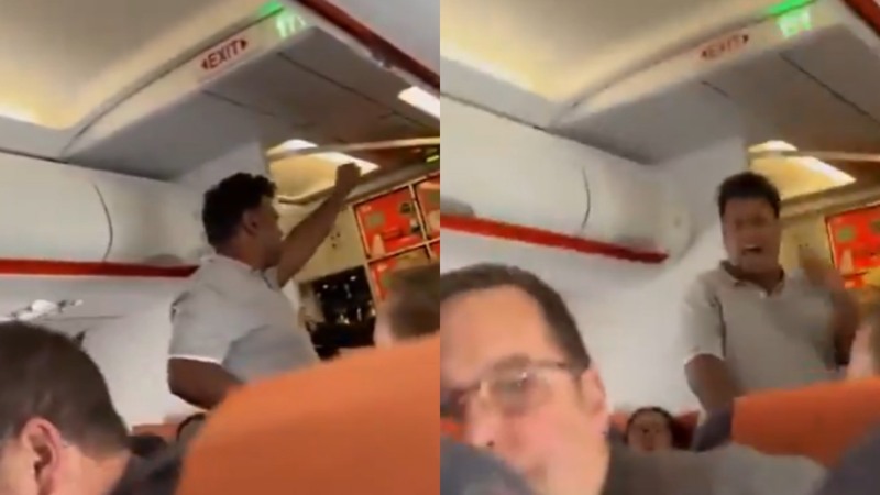 Causó caos en pleno vuelo diciendo que tenía una bomba: “Muerte a Trump”
