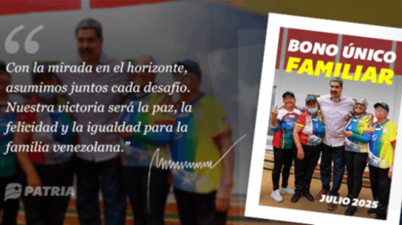 Inició pago del Bono Único Familiar: este es el nuevo monto