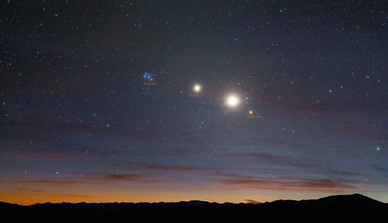 Alineación planetaria con la Luna podrá ver desde Venezuela