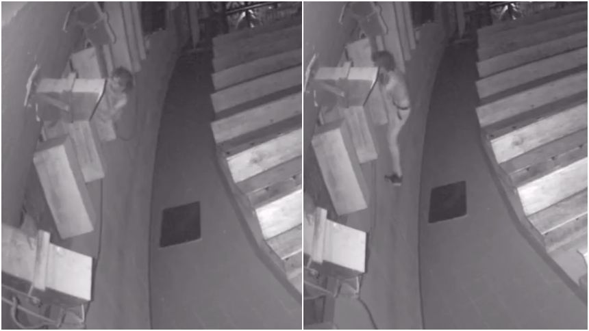 Profanó y robó la Catedral de Barquisimeto: todo quedó grabado