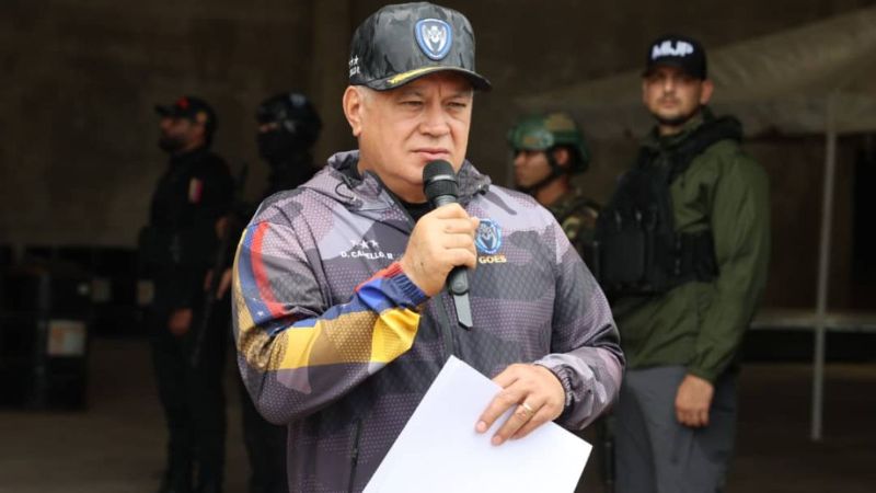 Cabello vincula a María Corina con explosivos incautados en Monagas