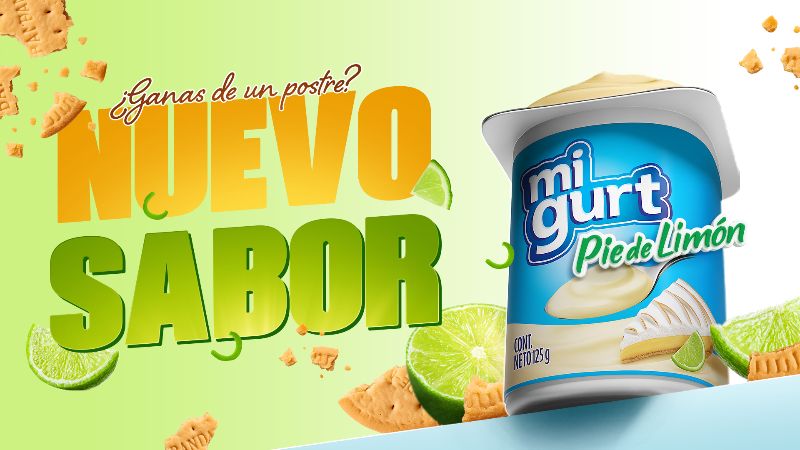 MiGurt lanza al mercado su nuevo sabor pie de limón