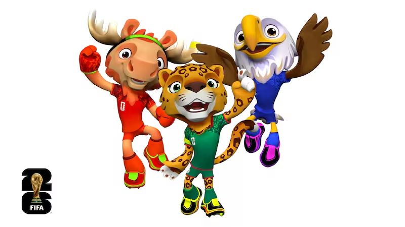 Una cuchura: Fifa presentó las mascotas del Mundial 2026