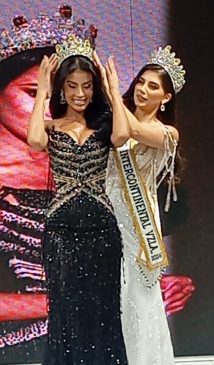 la coronación de Miss Intercontinental