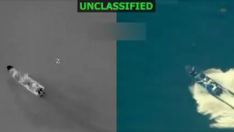 Trump publicó destrucción de cuarto barco con drogas de una “organización terrorista”