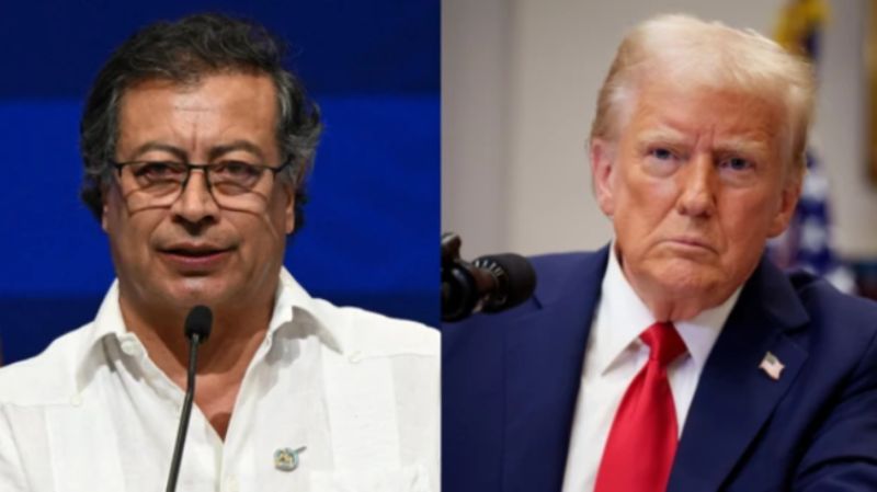 Trump acusó a Petro de ser "líder del narcotráfico" y cancela subsidios a Colombia