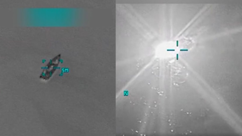 Trump confirmó una nueva lancha destruida con drogas cerca de Venezuela +VIDEO