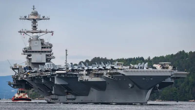 USS Gerald R. Ford, el mayor buque de guerra del mundo se une al despliegue de EE.UU