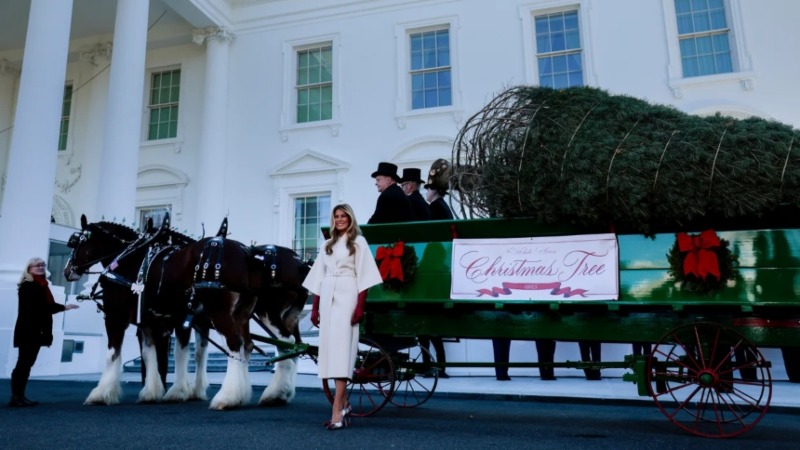 FOTOS: La navidad fue inaugurada en la Casa Blanca por Melania Trump