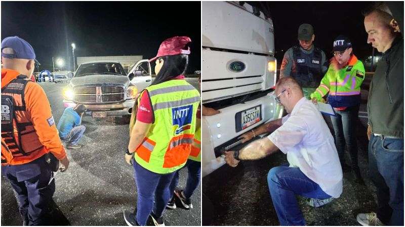 INTT activó operativo nacional para restringir uso de luces LED en vehículos