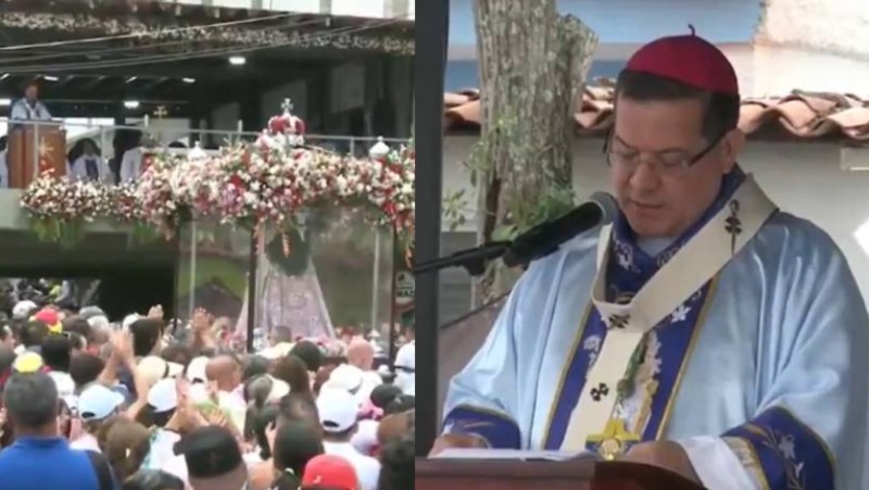 VIDEO: Arzobispo de Barquisimeto exigió la liberación de presos políticos durante misa de la Divina Pastora
