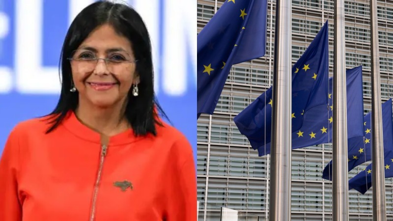 Unión Europea dice que mantendrá contacto con Delcy Rodríguez para "salvaguardar sus intereses"