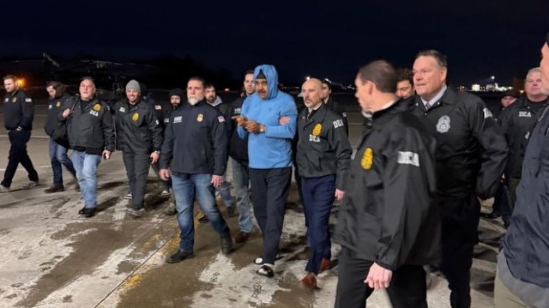 VIDEOS: La llegada de Maduro a la DEA, así podría ser su procesamiento