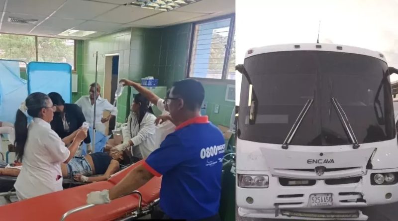 Niña murió al ser arrollada por un bus en la carretera Morón - San Felipe