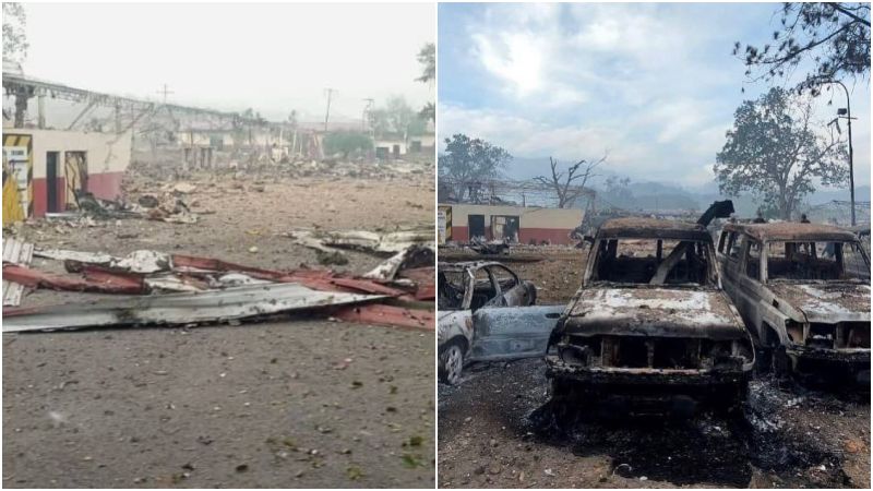 Impactantes imágenes de La Carlota y Fuerte Tiuna tras bombardeos de EEUU