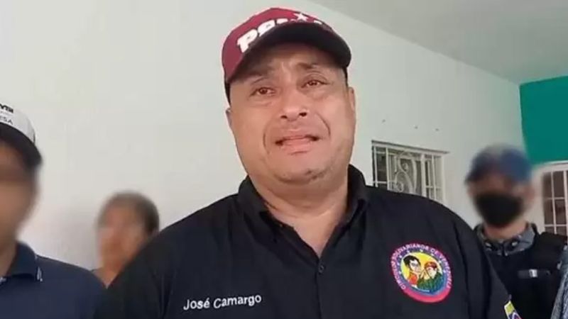 Detenido José Camargo, subdirector nacional de los Círculos Bolivarianos