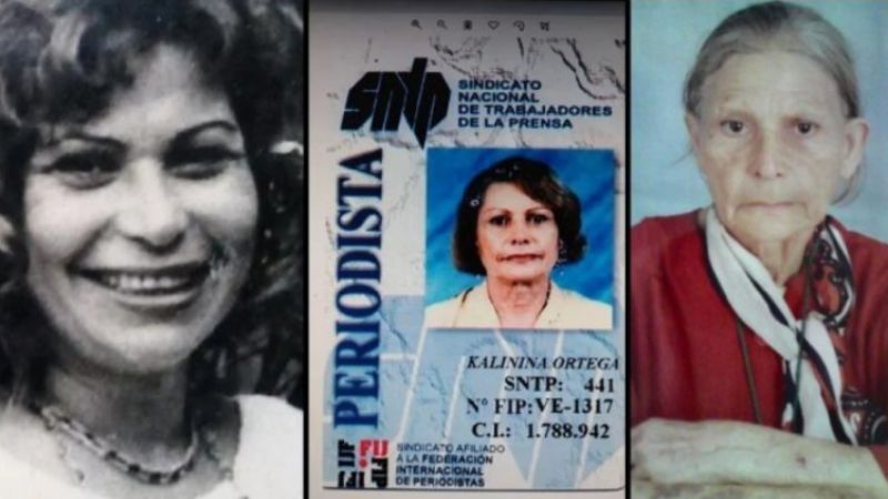 Asesino de la periodista Kalinina Ortega fue detenido en Bolívar