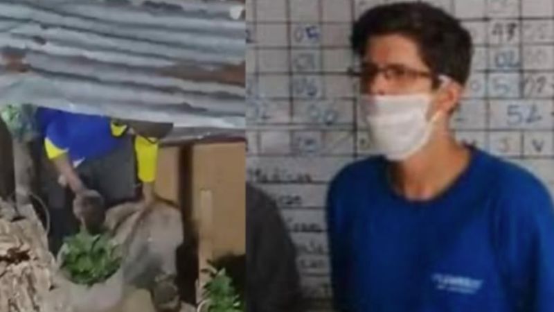 En Miranda: Metió a su perro en una bolsa y le dio una brutal golpiza