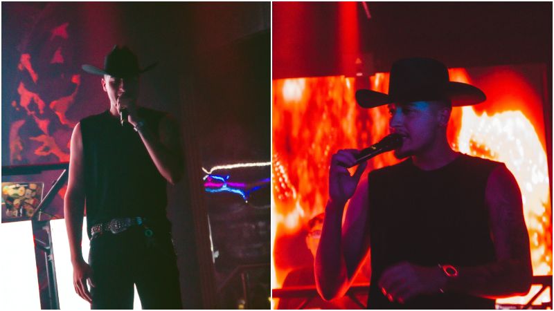 Jacob Giménez fue el artista invitado en el cierre de gira de Omar K11