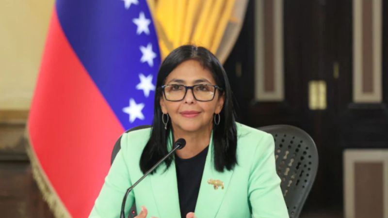 VIDEO: La respuesta de Delcy Rodríguez al paro de transporte en Caracas