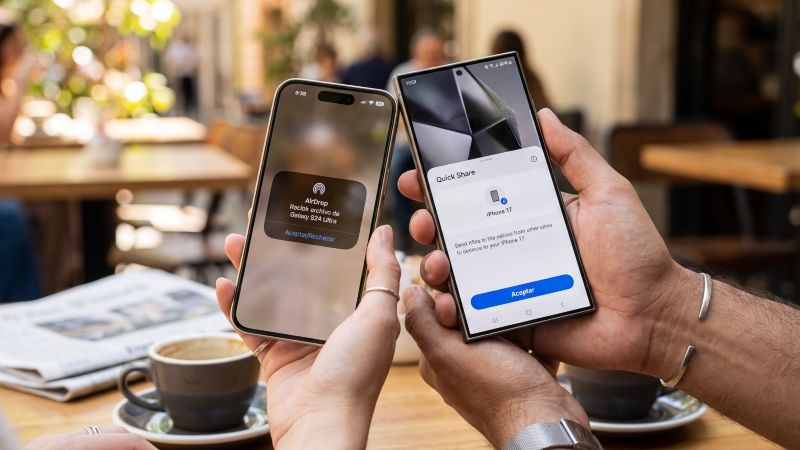 Los Samsung Galaxy permitirán el envío de archivos vía AirDrop de Apple