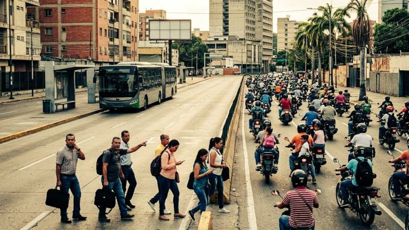 Paro de transporte en Caracas: así lucen calles y avenidas este 16MAR +VIDEOS