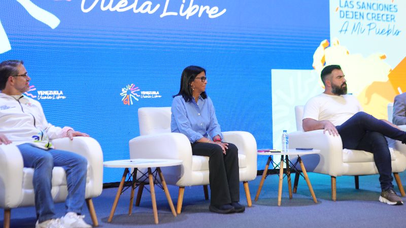 Delcy Rodríguez advierte «sobreexpectativas» para el 1 de mayo