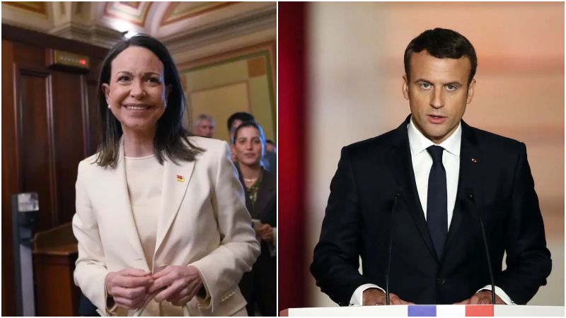 Presidente de Francia recibirá a María Corina Machado