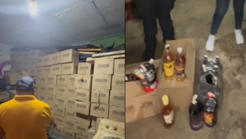 Descubren ingreso ilegal de bebidas alcohólicas almacenadas en un hospital en Caracas