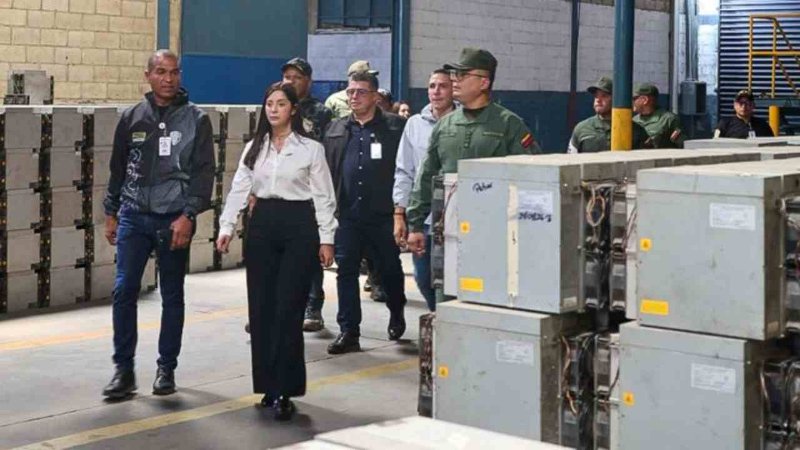 Así funcionaba la granja de critomonedas desmantelada en Aragua +VIDEO