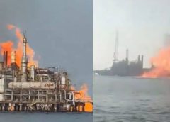Seis heridos dejó explosión en planta de gas en el Lago de Maracaibo +VIDEOS