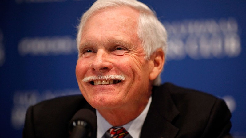 Falleció Ted Turner, fundador de la cadena de noticias CNN a los 87 años