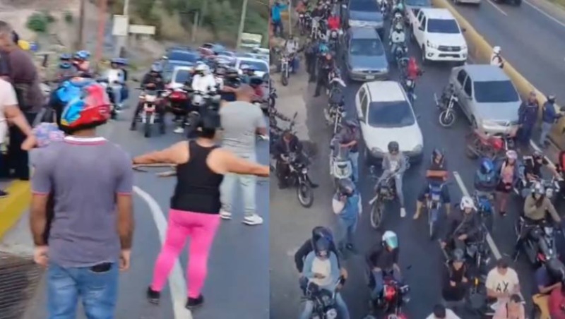 Trancan carretera Panamericana para exigir el restablecimiento del agua +VIDEO