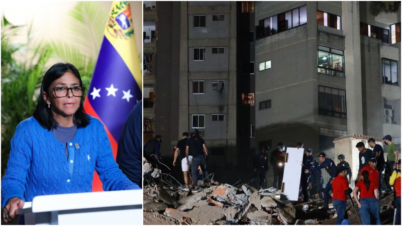 Delcy Rodríguez confirmó 32 fallecidos y 700 heridos: "La Guaira es zona de desastre"