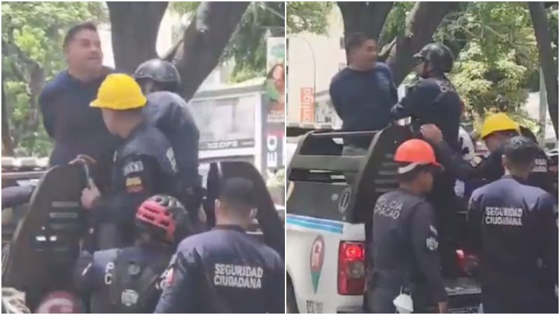 Detuvieron al periodista de VTV Luis Hugas en Chacao +VIDEOS