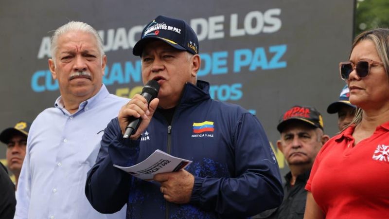 El mensaje de Diosdado Cabello tras detención de funcionarios roba dólares en La Guaira