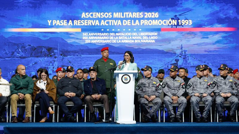 Los dardos de Delcy Rodríguez contra la CPI en defensa del 'retiro de Venezuela'