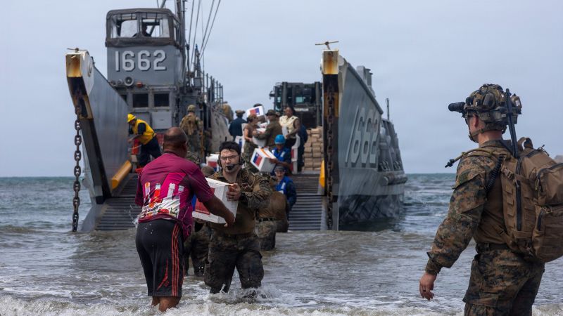 El comunicado del Comando Sur por su misión de apoyo a La Guaira tras terremotos